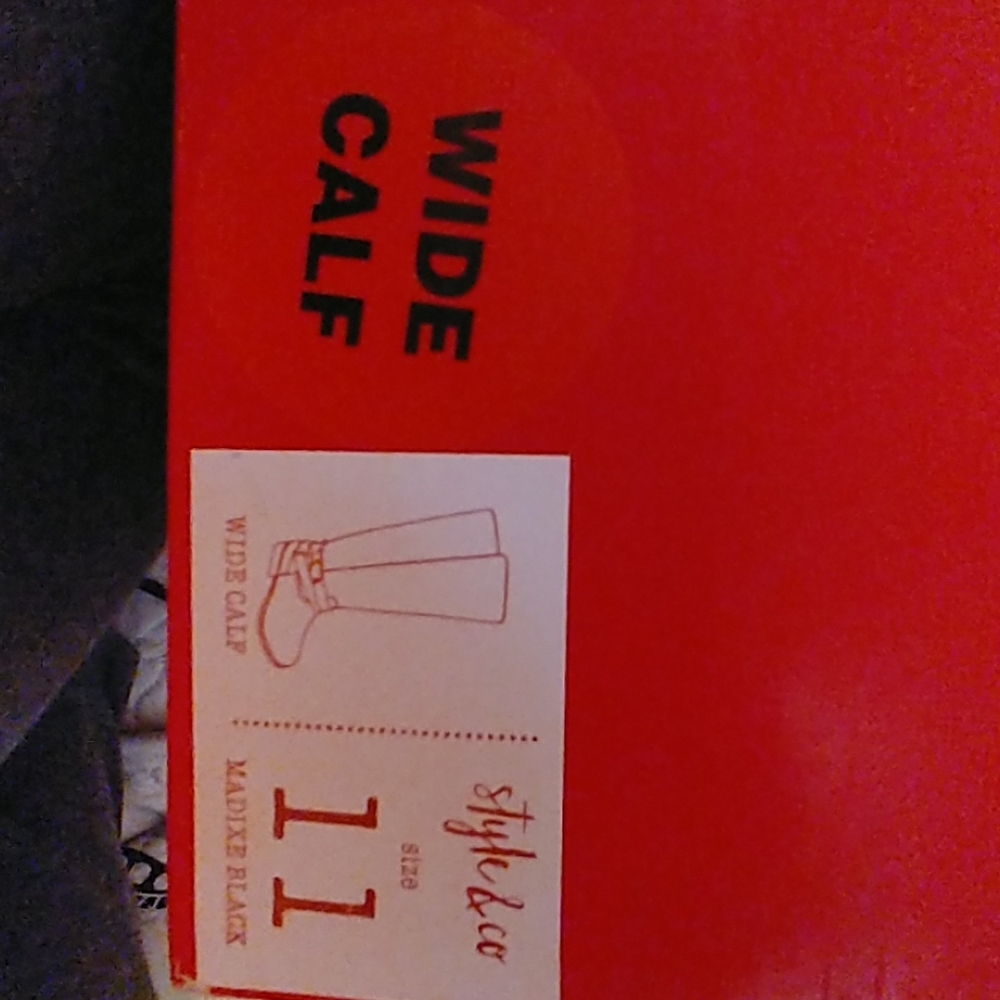 Style & Co wide calf boots - Picture 2 of 3